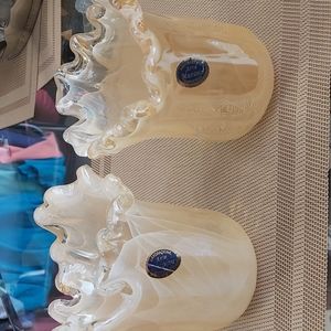 Murano Lavorazione Arte Set of two vases